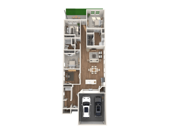 Caso Santa Rita Ranch Hide Away Floor Plan