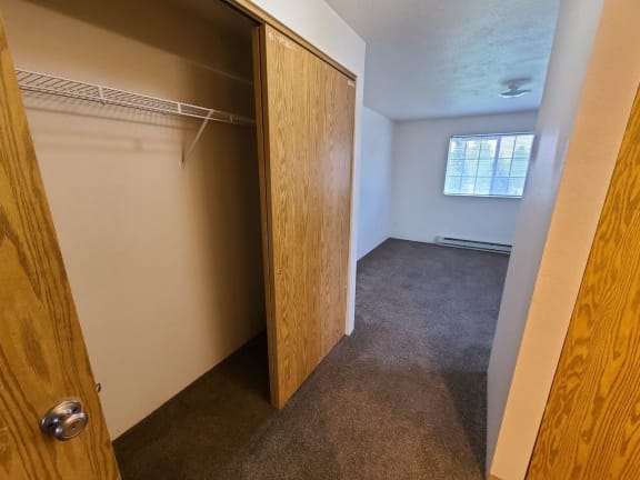 GoGo West Apartments Bedroom and Closet