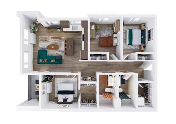 Three Bed A Floorplan at Kinline, Oregon, 97003