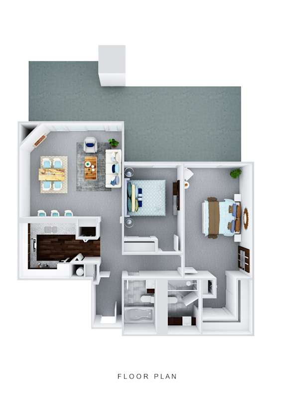 Villaggio on Yarrow Bay Apartments Plaza Naples Floor Plan RENOVATED