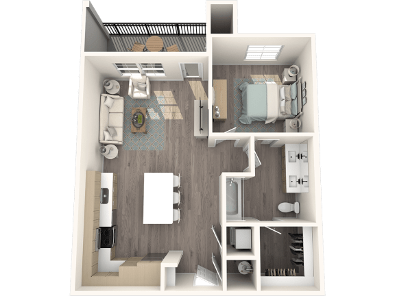 Solace Apartments A2 Floor Plan