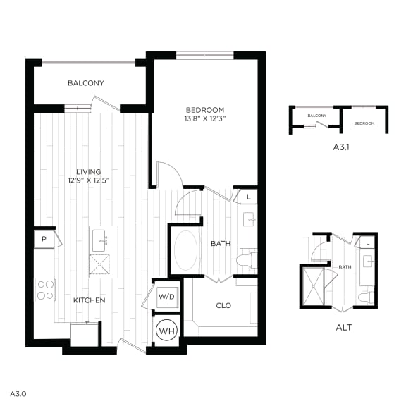 Aura 3Twenty Apartments A3 2D Floor Plan