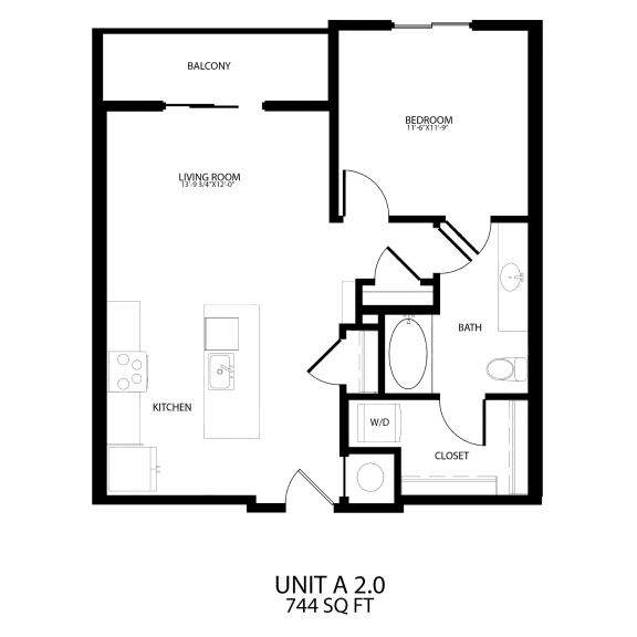 Alton Southern Highlands Apartments in Las Vegas, Nevada A2 Floor Plan