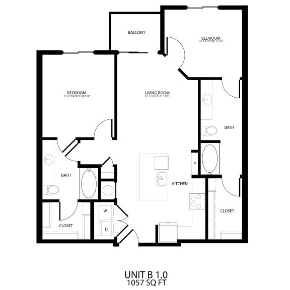 Alton Southern Highlands Apartments in Las Vegas, Nevada B1 Floor Plan