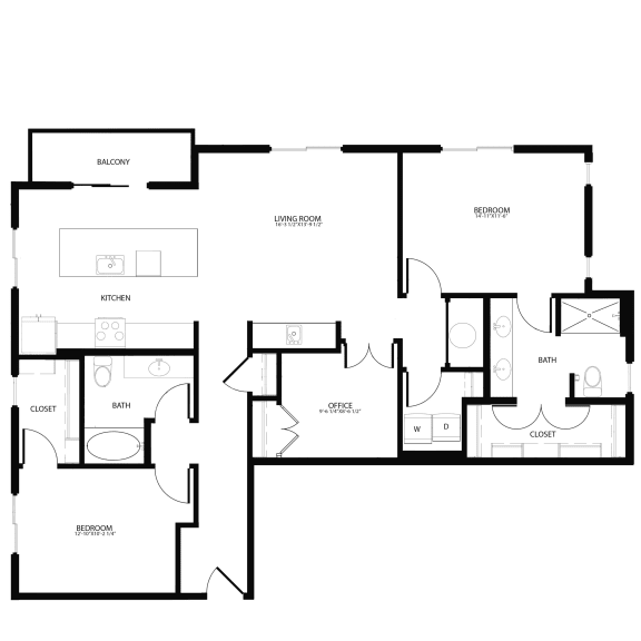 Alton Southern Highlands Apartments in Las Vegas, Nevada B4 Floor Plan