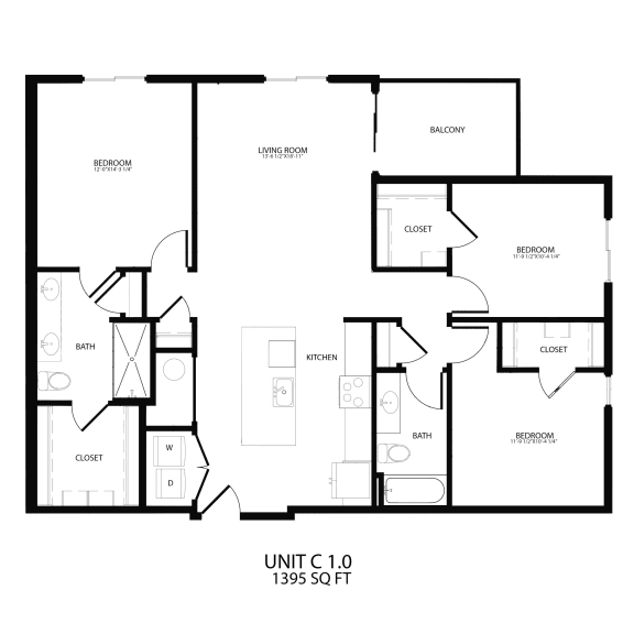Alton Southern Highlands Apartments in Las Vegas, Nevada C1 Floor Plan