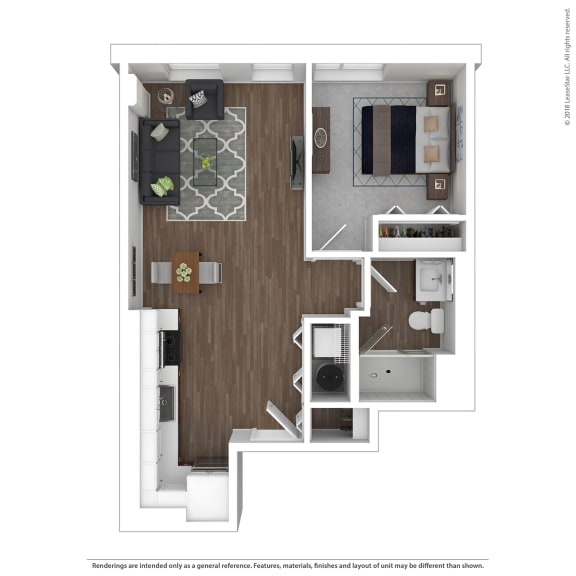 Arterra KC A1 3D Floor Plan