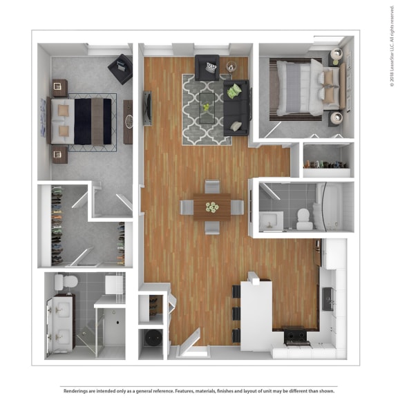 Arterra KC B1 3D Floor Plan