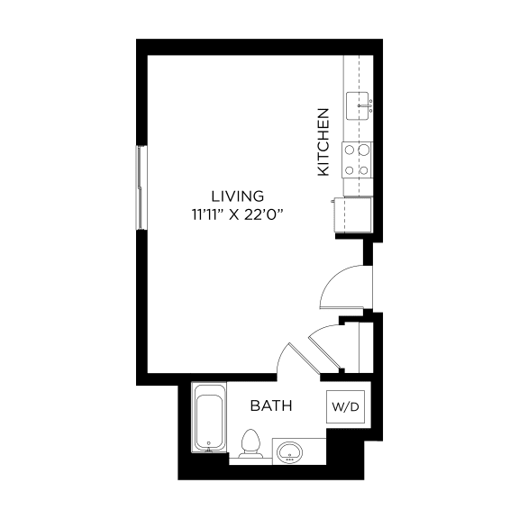 Artix Apartments A3 2D Floor Plan