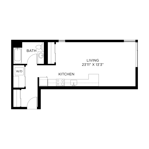 Artix Apartments A4 2D Floor Plan