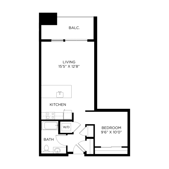Artix Apartments B5 2D Floor Plan