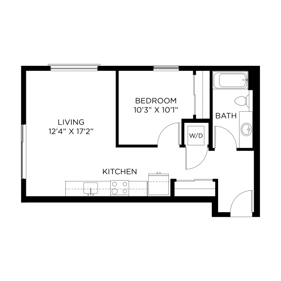 Artix Apartments C1 2D Floor Plan
