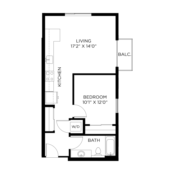 Artix Apartments C2 2D Floor Plan