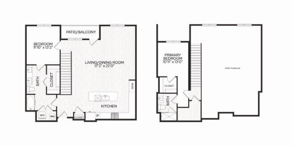 Aura Apache New Apartments in Tempe, Arizona B3L Floor Plan