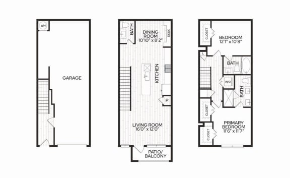 Aura Apache New Apartments in Tempe, Arizona TB1m1 Floor Plan