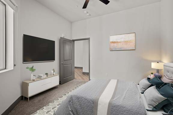 Aura Apache New Apartments in Tempe, Arizona Model Bedroom
