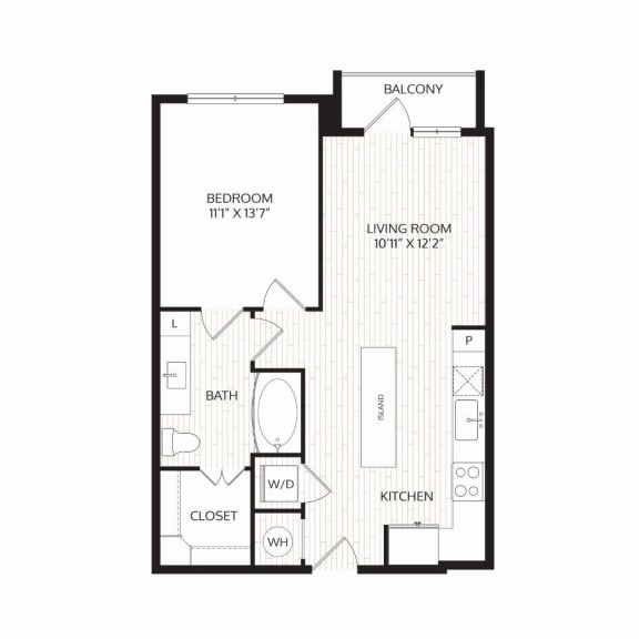 Aura Avant Apartments in Lewisville, Texas A1 Floor Plan