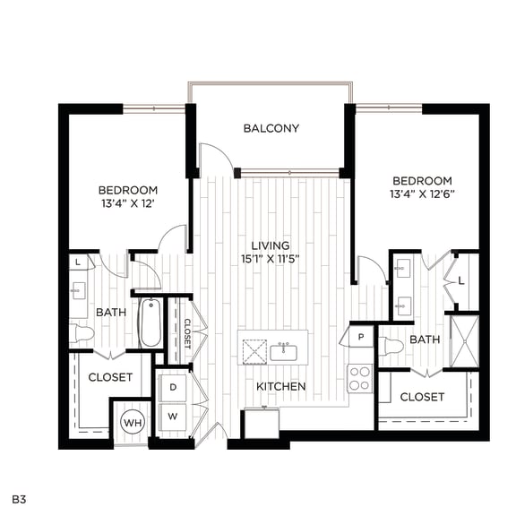 Aura crossroads B3 Floor Plan