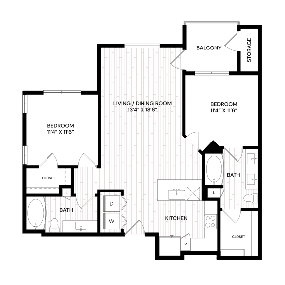 Aura Flagstaff 2D Floor Plan - B1