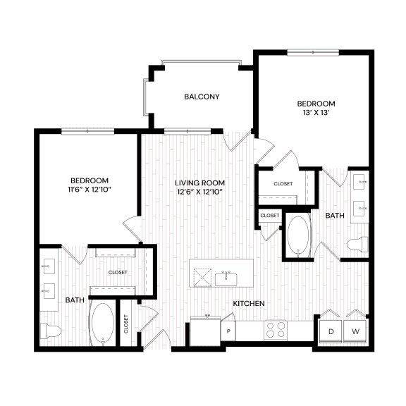 Aura Flagstaff 2D Floor Plan - B2H