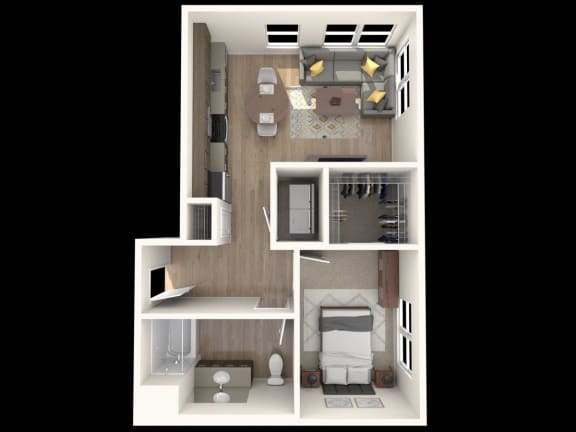 BEAM Apartments B 12.1 Floor Plan