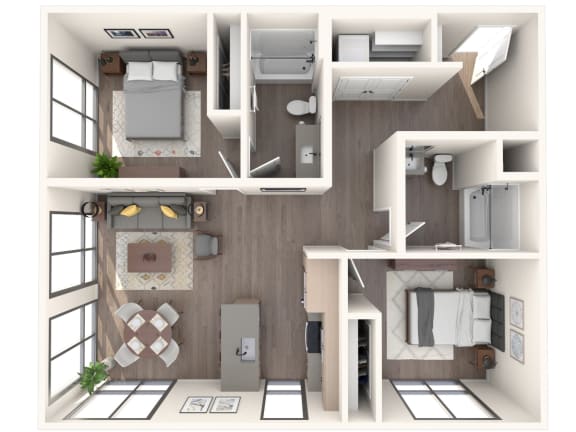 Riverline Apartments B4 Floor Plan