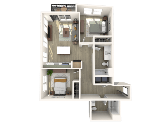 Strata B4 3D Floor Plan
