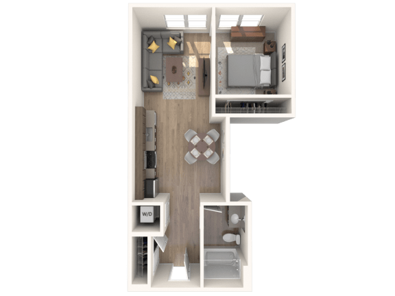 Floor Plan  BEAM Apartments B1.1 Floor Plan