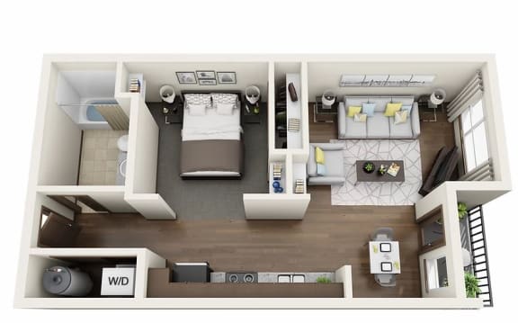 Boathouse Studio E Floor Plan
