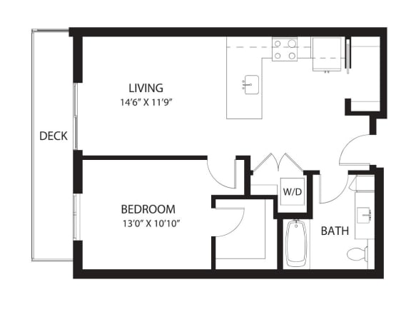 Vela Apartments C14 Floor Plan