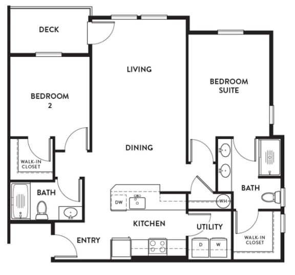 a floor plan of a home