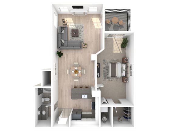 Villaggio on Yarrow Bay Apartments Cassiano Floor Plan
