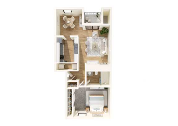 Parker Landing Apartments in Renton, Washington A3 Floor Plan