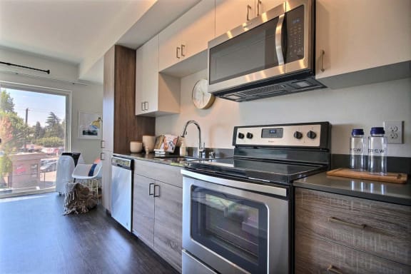 CREW Apartments Apartment Home Kitchen