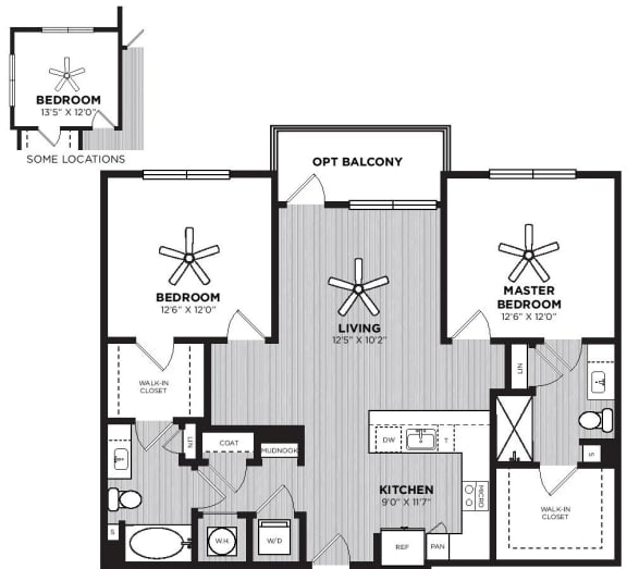 Alton Optimist Park Apartments Cupola Floor Plan