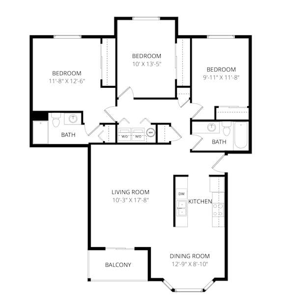G Floor Plan at Lion's Gate, Walla Walla Washington