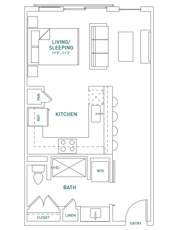 Heritage Plaza Studio E4 1 Floor Plan