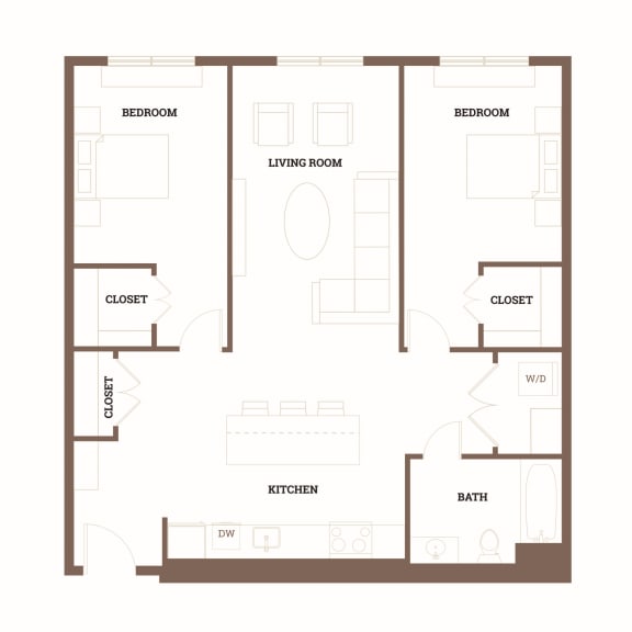 2 bed 2 bath at Ironside Apartments, Spokane , WA 99202
