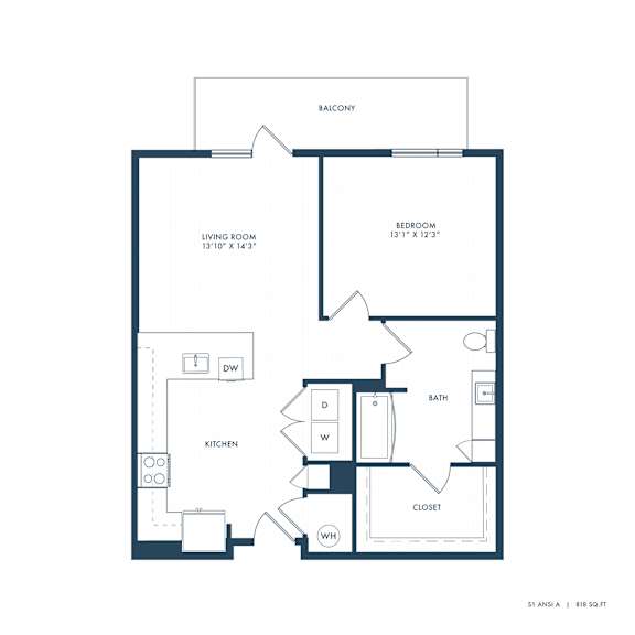 Jovie Lakeway Apartments in Lakeway, Texas Studio Floor Plan