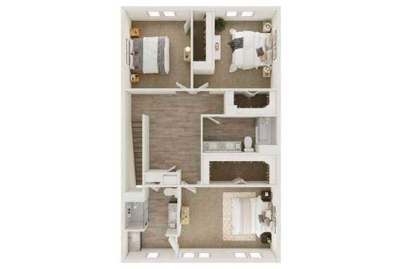 Lenox Katy Crossing THC1 Upper Floor Plan