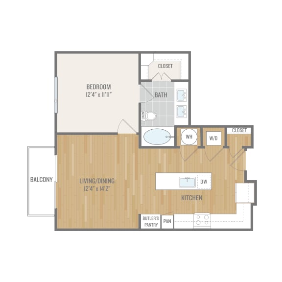 Lyra on McKinney A3 Floor Plan
