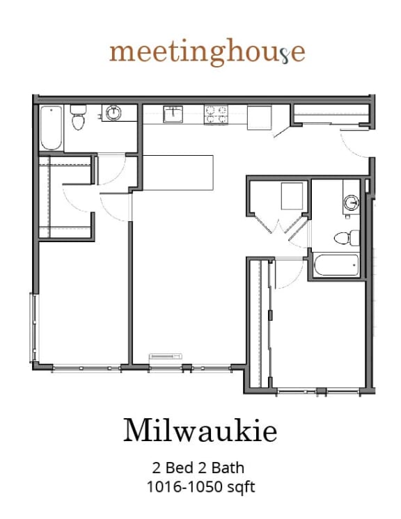 Meetinghouse Apartments Milwaukie Floor Plan