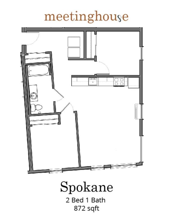 Meetinghouse Apartments Spokane Floor Plan