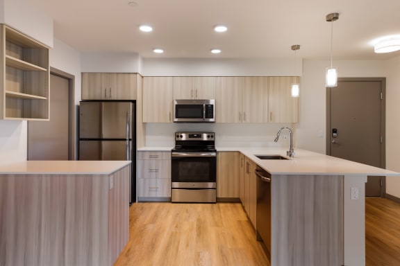 VODA Apartments Model Kitchen