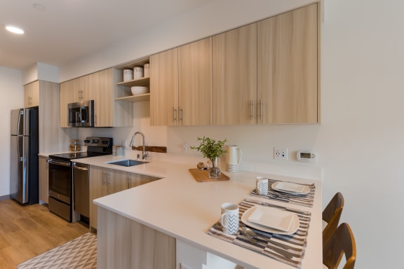 VODA Apartments Model 402 Kitchen
