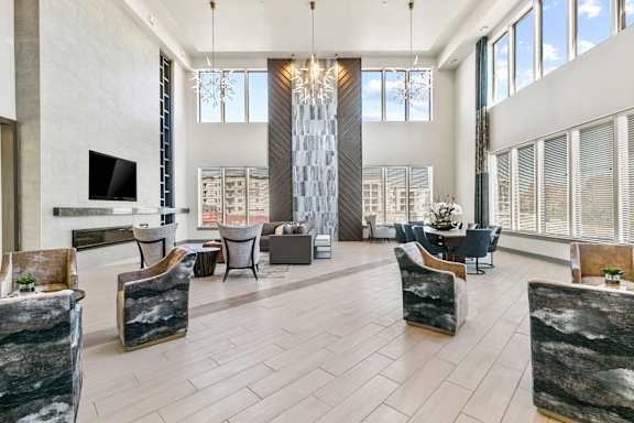 Northside at the Woodlands Apartments in Garland, Texas Clubhouse Lounge