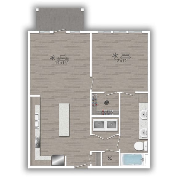 a floor plan of a house with a swimming pool