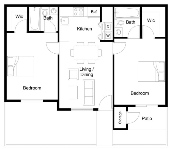 an illustration of a floor plan of a house