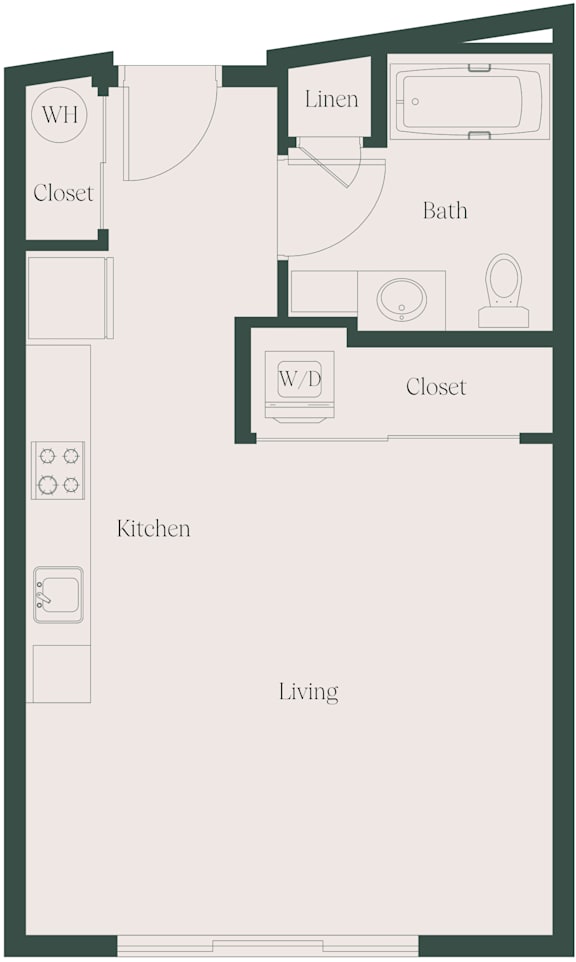 Studio at Cru at Willows Apartments Apartments, Redmond, Washington