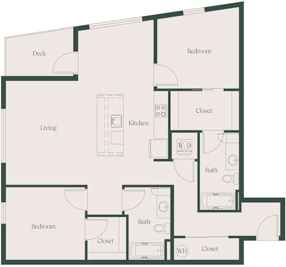 2Bed2Bath_C at Cru at Willows Apartments, Redmond